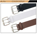 Women Punk Goth Belts Brand Leather Women Grunge Belt Halloween Double Pin Buckle Female Belt for Jeans Streetwear