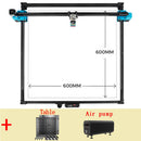 TwoTrees 600x600毫米数控激光雕刻机 40W/80W TTS 带屏玻璃金属激光雕刻机 木材皮革切割机