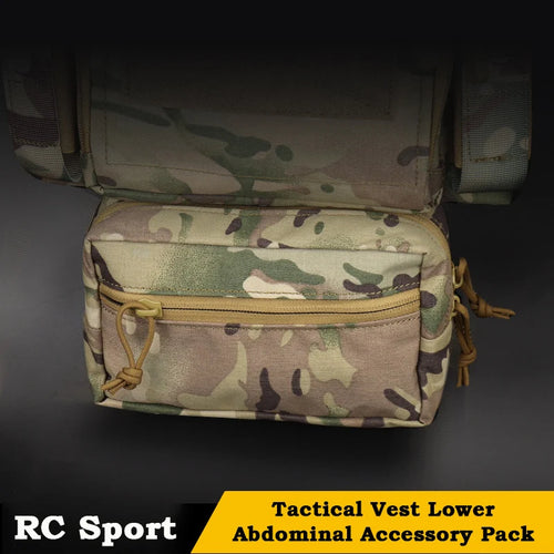 Tactical Vest Dangler Drop Pouch Mini Abdominal Dump Drop Pouch Fanny Pack for JPC CPC LBT D3CR MK3 MK4 Plate Carrier Storage