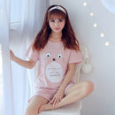Hot sale Summer Shorts Pajama Sets for Women Short Sleeve Sleepwear Cute Girls Cartoon Pyjama Homewear Pijama Mujer Home Clothes