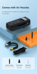 The Aero Bridge | Wireless Tire Inflator with Dual-Cylinder Motor & LCD Display