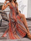 New Summer Beach Dress Vestidos Para Mujer Printing Dresses Fashion Suspenders Dress Party Dresses Clothing Long Dresses