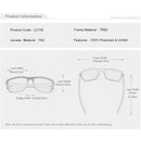 KINGSEVEN HD Polarized Sunglasses For Men UV400 Protect Eyes Glasses Blue Mirror Graininess Designer Rectangle Brand Eyewear