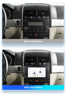 Hizpo 双锭安卓13车载收音机，适用于大众途锐Multivan T5 Transporte 2004-2009 CarPlay多媒体GPS车载电台RDS