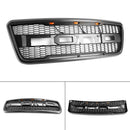 Raptor Style Front Mesh Hood Grille Grill Fit for Ford F150 2004-2008 With LED