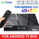 T95PRO 智能电视盒 H618 四核 32GB 4GB Android 13.0 蓝牙 5.0 WIFI6 6K 高清媒体播放器 流媒体