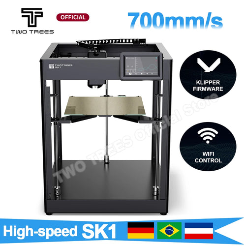 TwoTrees SK1 高速 700 毫米/秒 3D 打印机 FDM 带自动调平触摸彩屏 300°C 直驱挤出机 Core XY 打印机