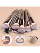 The Precision Trio | Professional Mink Hair Makeup Brush Set