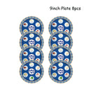 Muslim Festival Jewish Passover Disposable Tableware Paper Plates Cup Flag Balloons Home Party Favors Decoration Party Supplies