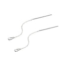 Drop Ear Line Long Hanging Earrings For Women Silver Gold Color Zircon Crystal Piercing Threader Earing Ear Accessories Jewelry