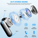 Wireless Earbuds, Bluetooth 5.3 Headphones Built in Noise Cancelling Mic, 36H Playtime LED Display Wireless Earphones.