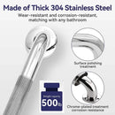 Handrail Grab Bar Stainless Steel 300/400/500Mm Anti Slip Shower Safety Support Handle Towel Rack Bathroom Tub Toilet