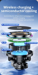 The CryoMount | 15W Active-Cooled Magnetic Wireless Car Charger for iPhone 12–16