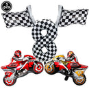 Dirt Bike Birthday Party Decorations for Boys Motorcycle  Party Supplies Motorcycle Balloon Banner Cake Toppers Hanging Decorati