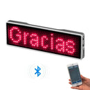 蓝牙LED模块姓名徽章DIY可编程滚动信息板迷你LED显示屏高清DIY电子套件
