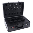 Portable Barber Hairdressing Tool Box Salon Large Capacity Professional Hair Kit Organizer Storage Display Box Lock Suitcase