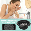 Protable Face Ice Bath Bowl for Facials Plunge Dipping Face Folding Ice Facials Washbasin Facials Skin Care Tool for Home Travel