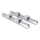 2PCS SBR12 SBR16 SBR20 20mm Linear Guide Rail 300-1500mm Fully Supported Linear Rail with SBR16UU Linear Bearing Block CNC Part