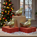 The Jade Sparrow | Handcrafted Brass Tea Pet Figurine