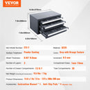 SucceBuy Drill Bit Dispenser Cabinet Three-Drawer Drill Bit Organizer Cabinet Steel Drill Dispenser Organizer Cabinet Storage