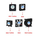 3D Printer Fan 5015/4020 Cooling Turbine Fan 5V 12V 24V Ultra-quiet Oil Bearing about 7500 RPM Turbo Mini Fan For 3D Printer