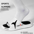 Fashion&Sport Men's Slippers PVC Soft Sole Non-slip Slides Casual Outdoor Beach Flip Flops Home Bathroom Couples Slippers New Sa