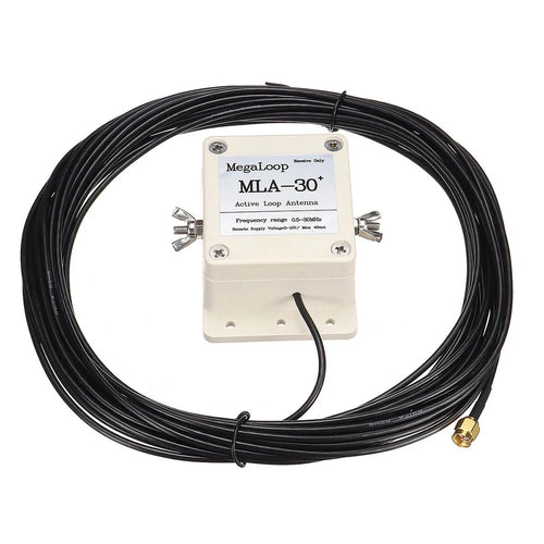MLA-30 Medium Short Wave Loop Antenna for SWL HAM 500kHz to 30MHz Ring Antenna Active Receive Low Noise Kit