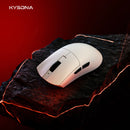 KYSONA Jupiter SE Tri-Mode Gaming Mouse PAW3311 24000DPI 46g Ultra Lightweight Wireless Bluetooth Wired Mouse For Big Hands Game