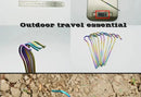 The Ground Anchor | Ultralight 3.0mm Titanium Alloy Tent Stakes for Backcountry Camping