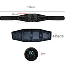 New Muscle Stimulation Belt Electric Abs Stimulator Trainer EMS Abdominal Toning Belts Body Slimming Massage Fitness Massager