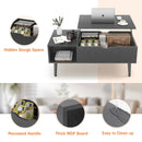 JHK Lift Top Coffee Tables For Living Room 39.37"x19.7" Desk Tea Wood Dining Tables Adjustable Storage Shelf Easy Lift Or Lower