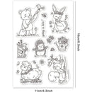 Easter Themed Silicone Clear Stamps Transparent Stamps for Birthday Valentine's Day Party Cards Making DIY Scrapbooking