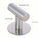 Black Robe Hook Wall Hook Towel Hook for Bathroom Stainless Steel Coat Hook Rustproof Hook Hanger for Kitchen Hardware