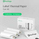A9 Thermal Paper label Paper Sticker PeriPage 77x30mm For Thermal Pocket Mini Wireless Printer A9 For Photos Notes