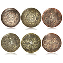 F Retro Incense Holder Metal Dragon and Phoenix Lotus Incense Burners for Incense Sticks Cone Censer Plate Buddhism Home Decor