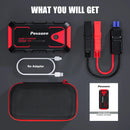 POVASEE 12V Car Jump Start 2000A-5000A Car Battery Starter Booster Emergency Start Portable Power Bank Auto Starting Device