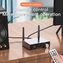 Bluetooth Transmitter Receiver BT5.3 Stereo Low Latency AUX 3.5mm Optical Wireless Music Audio Adapter Remote Control For TV PC