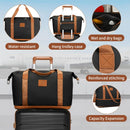 British Traveller Lightweight Hard Shell Luggage Set with TSA Lock, Spinner Wheels, 20" 24" 28" Travel Suitcases,Black