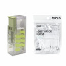 Automatic Floss Holder Travel Portable Floss Organizer Disposable Plastic Floss Stick Polyethylene Fiber Flosser Oral Care