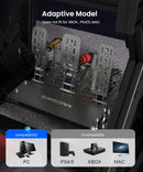 The Sim Commander | Hydraulic Sim Racing Pedal System with Haptic Vibration