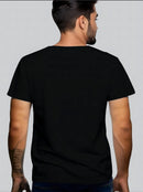 Men's casual round neck T-shirt with unique rabbit skull pattern - the perfect choice for summer