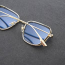 TUZENGYONG Classic Steampunk Sunglasses Fashion Men Women Brand Designer Vintage Square Metal Frame Sun Glasses High Quality