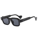 SO&EI Fashion Square Men Sunglasses Retro Rivets Women Yellow Blue Shades UV400 Sun Glasses