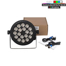 SHEHDS LED 扁平帕灯18x12W RGBW/18x18W RGBWA+UV 铝制扁平帕灯DJ灯迪斯科圣诞灯观众灯