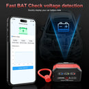 2026 KONNWEI KW906 OBD2 汽车发动机系统诊断工具扫描仪 蓝牙5.0 适用于安卓/苹果系统 ELM 327 代码读取器 Pic18F25K80