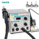 QUICK706W+ 2 in1  Intelligent Hot Air Smd Rework Soldering Station Iron Desoldering Heat Gun Kit for Phone Welding Repair