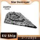 The Imperial Constructor | 1416-Piece First Order Star Destroyer Building Block Set