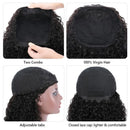 Kinky Curly Half Wig 12"-26inch Long Human Hair Wig For Black Women Nadula Kinky Curly Headband Wig Affordable Natural Hair Wig