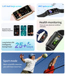 LIGE Fashion Smart Bracelet Women Smartwatch Men Heart Rate Monitor Waterproof Sports Fitness Ladies Smart Watch For Android IOS