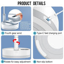 P10 Portable Folding Fan 10800mAh USB Remote Control Air Cooler Silent Rechargeable Wireless Floor Standing Fan For Outdoor Home